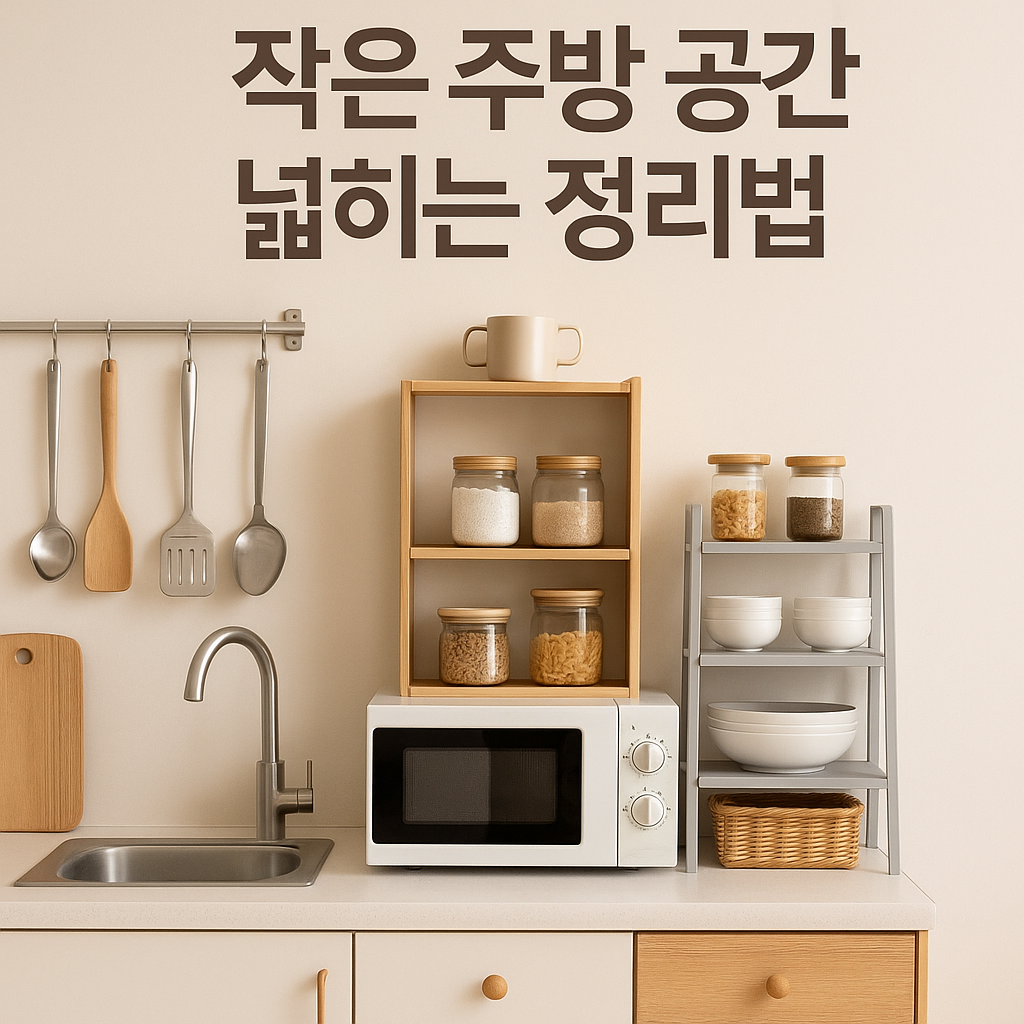 작은 주방 공간 넓히는 정리법