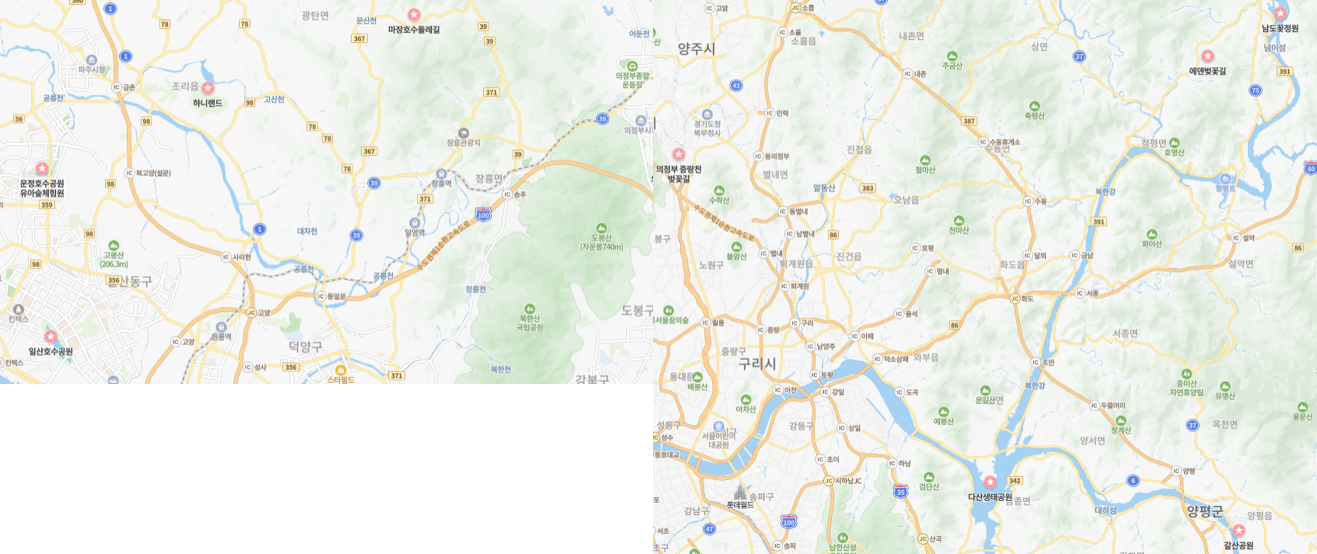 경기 북부 벚꽃명소