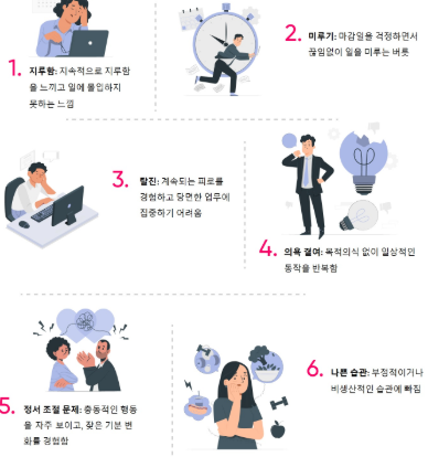 번아웃의 신호들