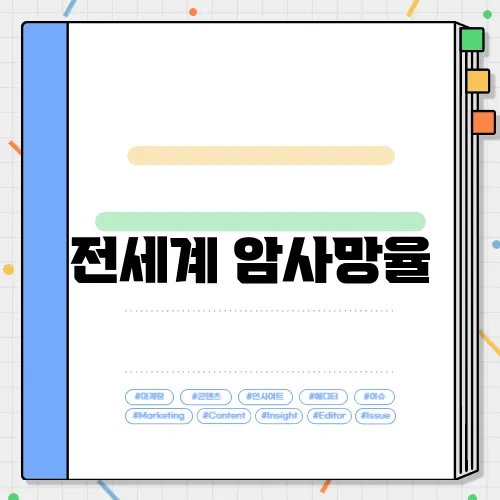 전세계 암사망율