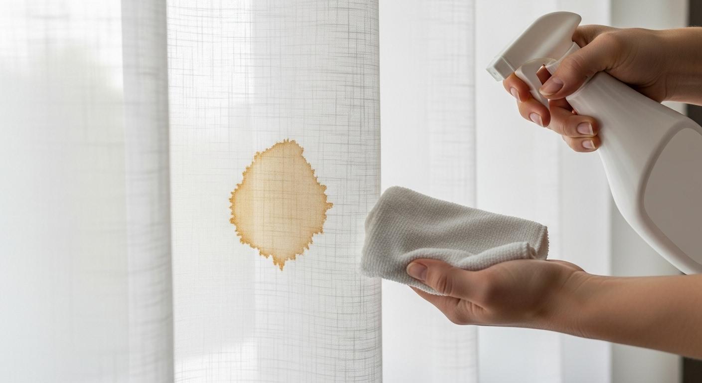 커텐 찌든때 제거