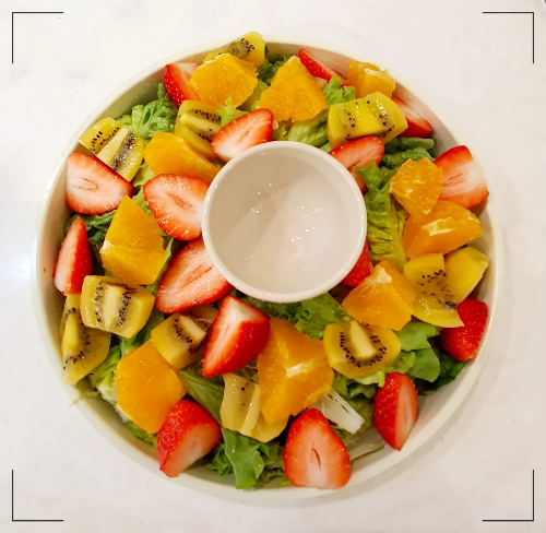 야채-위-과일-올리기