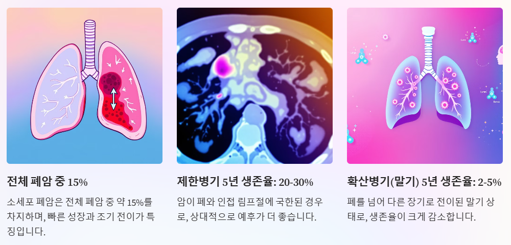 소세포 폐암 말기 생존율