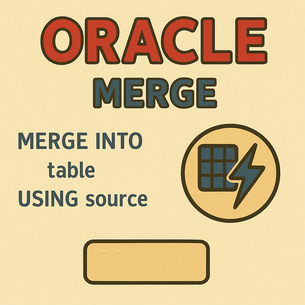 오라클 MERGE() 문법 완전 정리: INSERT와 UPDATE를 동시에 처리하기