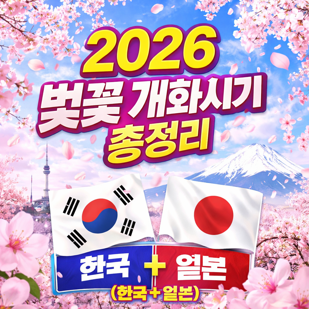 벚꽃 만개 시기, 여행 코스 확인하러 가기