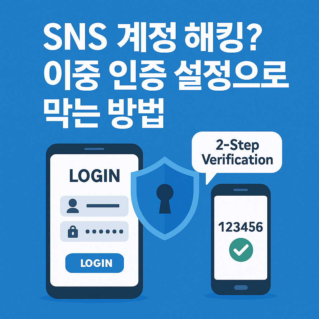 SNS 계정 해킹? 이중 인증 설정으로 막는 방법