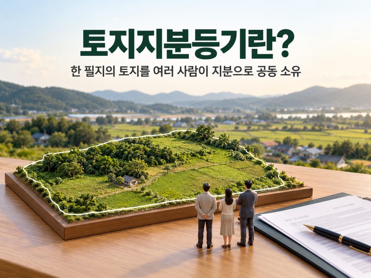 토지지분등기 알아보기