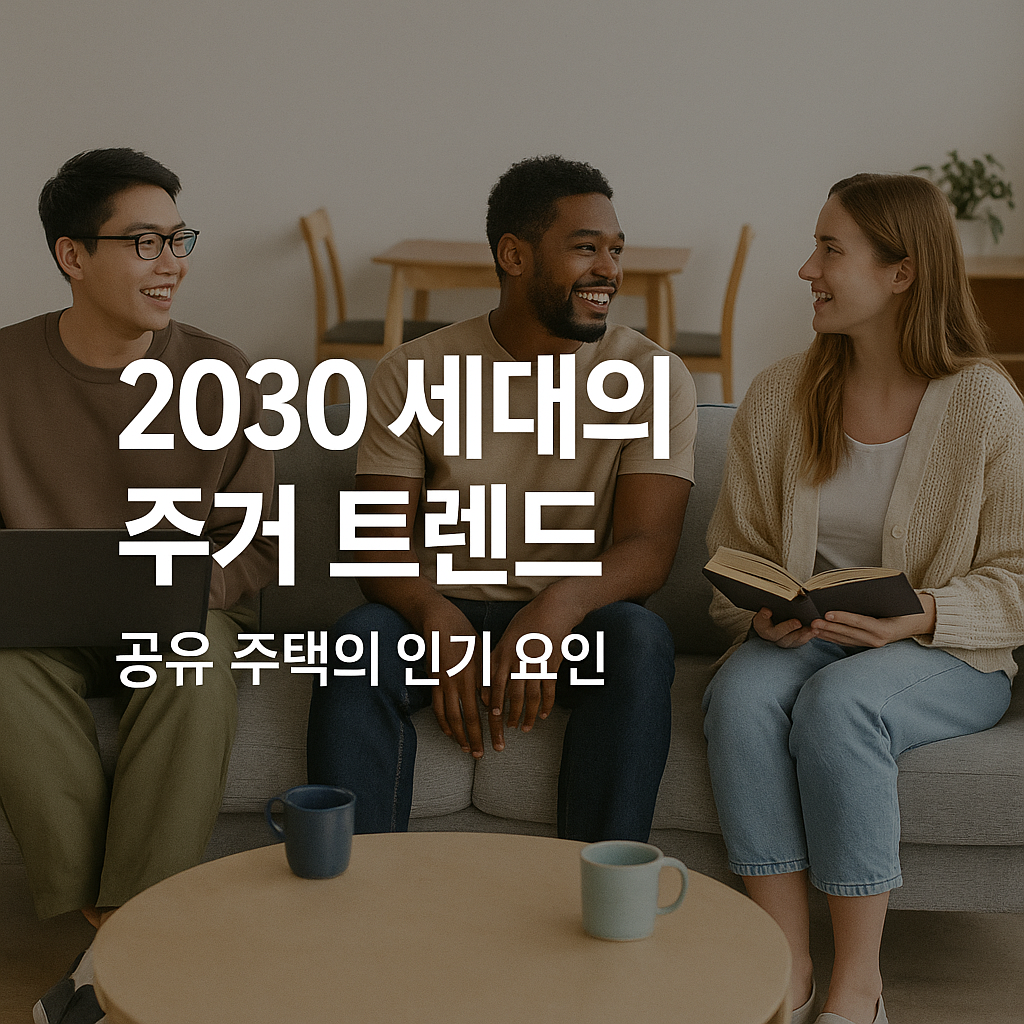 2030 세대의 주거 트렌드: 공유 주택의 인기 요인 (공유주택, 청년주거, 부동산트렌드)