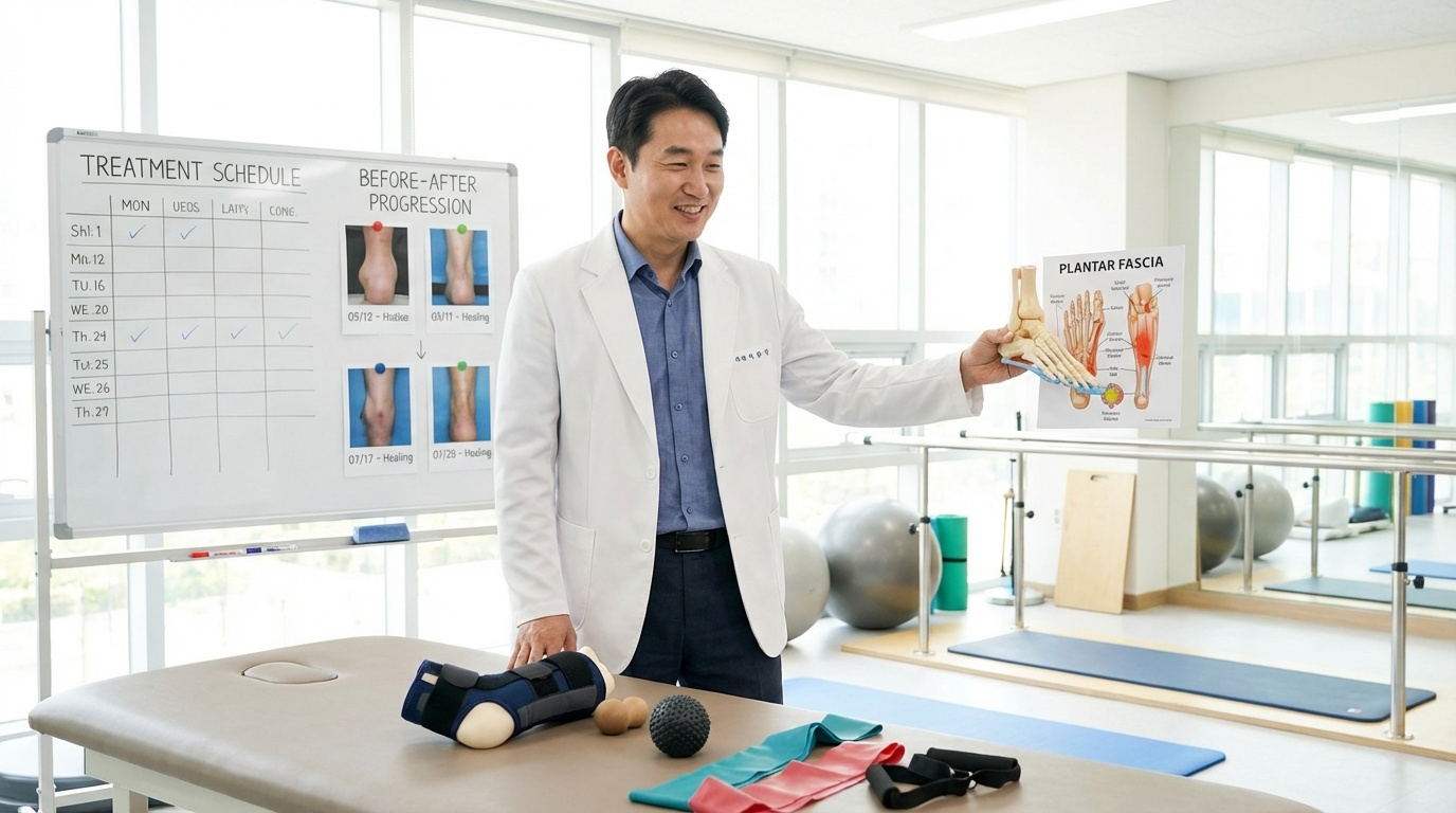 족저근막염 도수치료의 효과와 적정 횟수 가이드