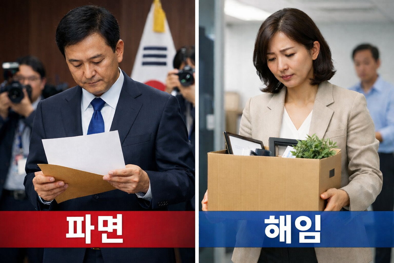 공무원 파면 해임 사진