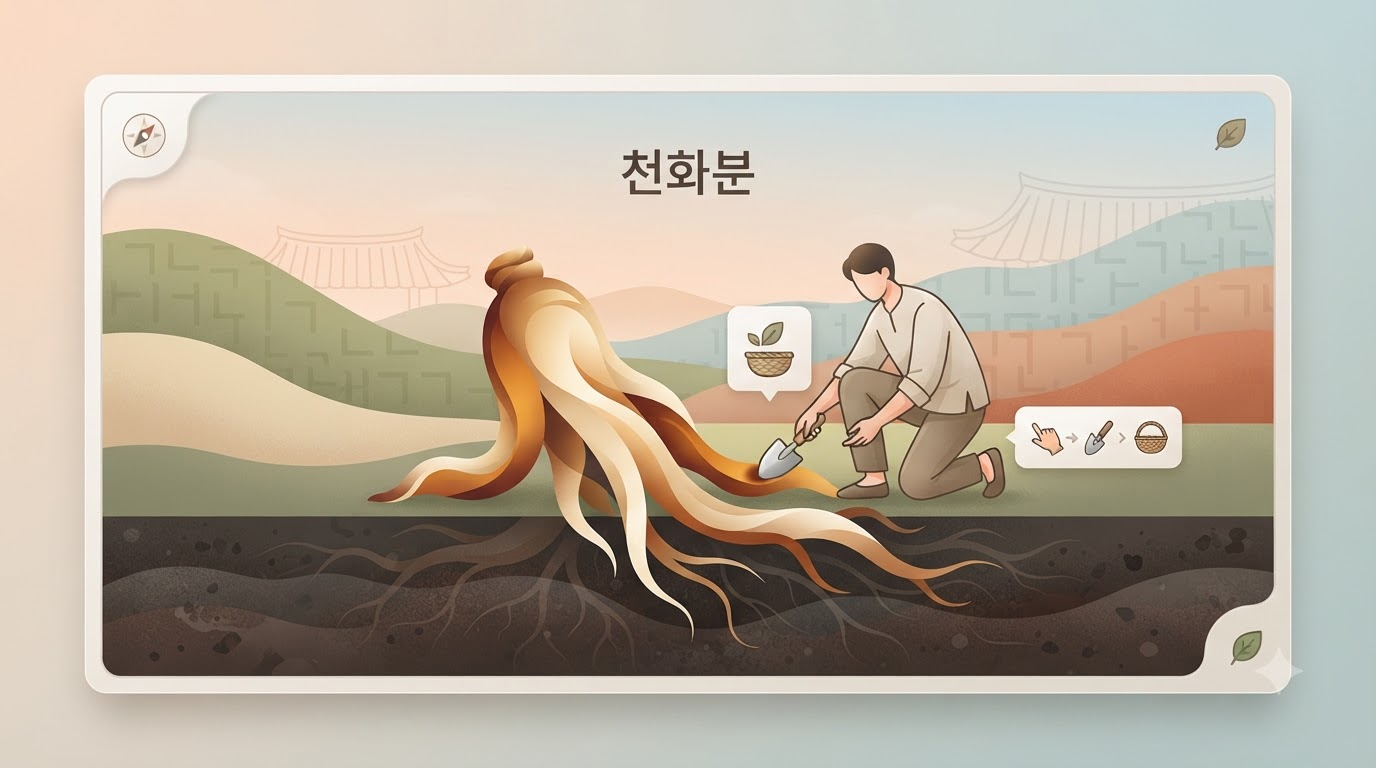 천화분 하늘타리 뿌리가 만성 갈증과 ..