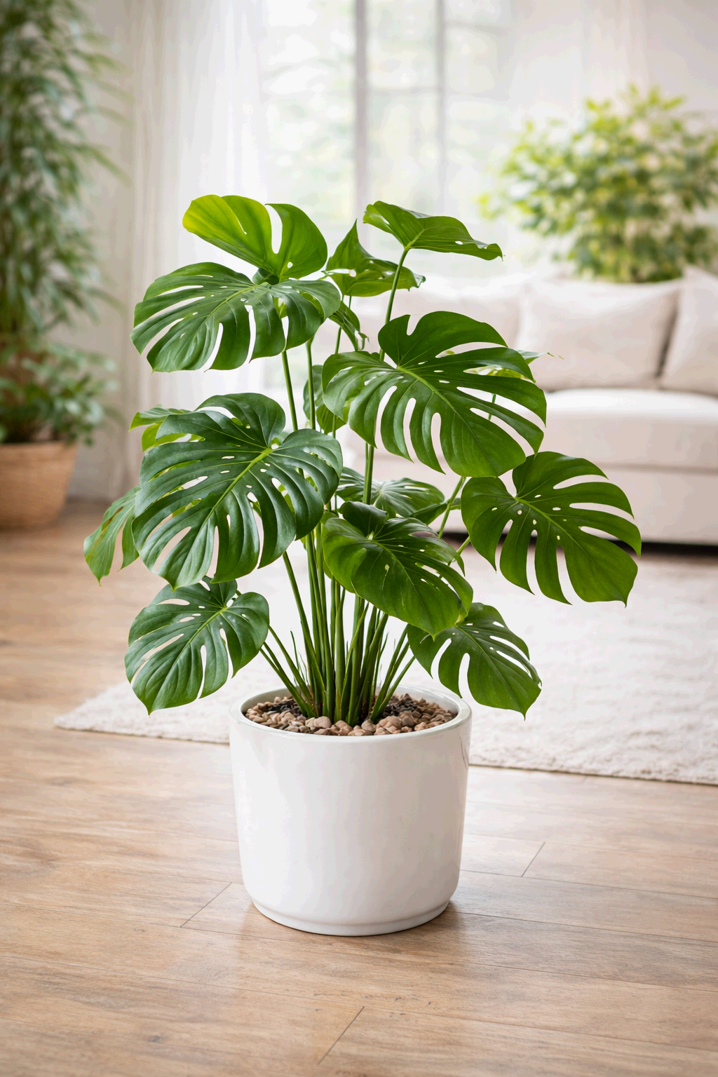 몬스테라 – 인테리어 + 공기 정화