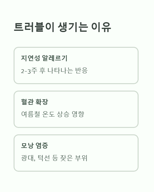 트러블이 생기는 이유