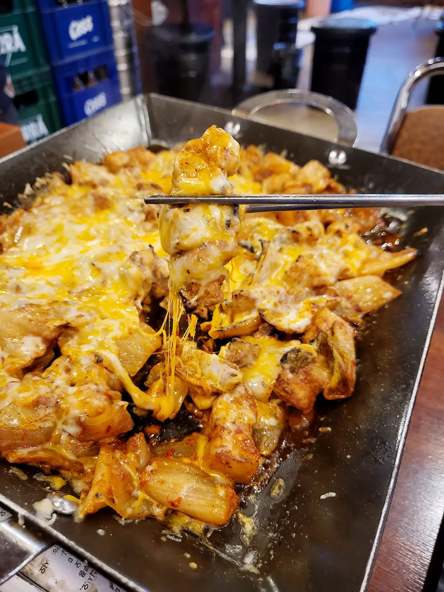 치즈와 고기