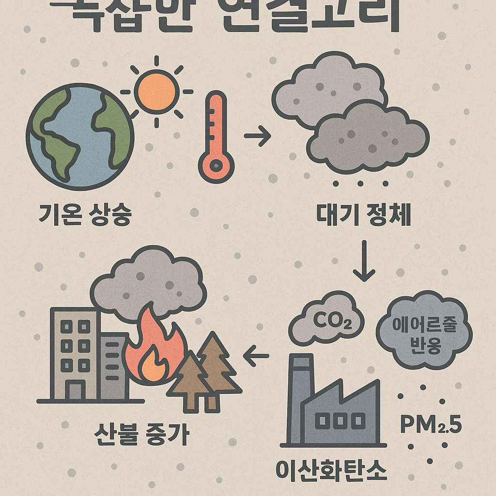 기후변화와 초미세먼지의 관계