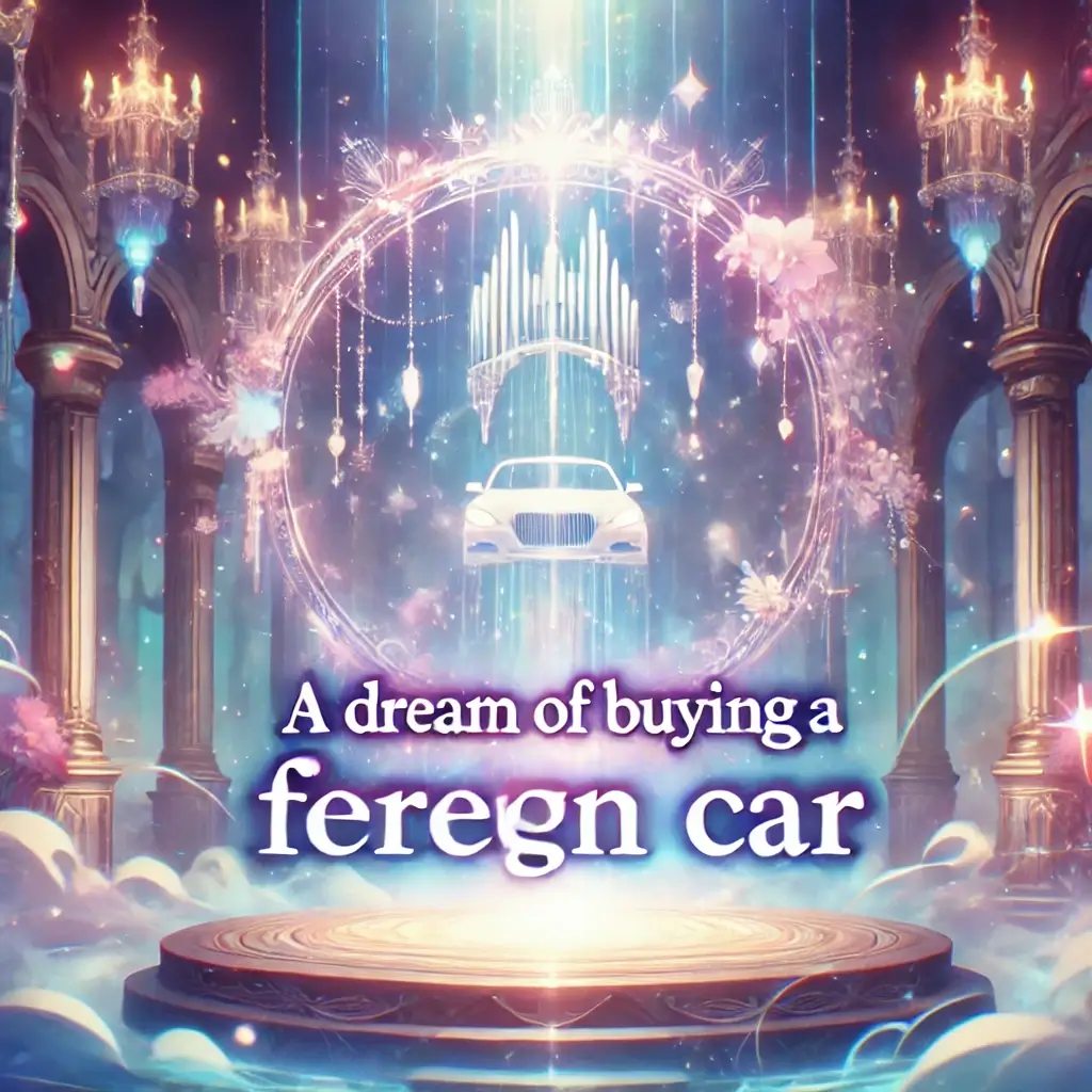 외제차 사는 꿈