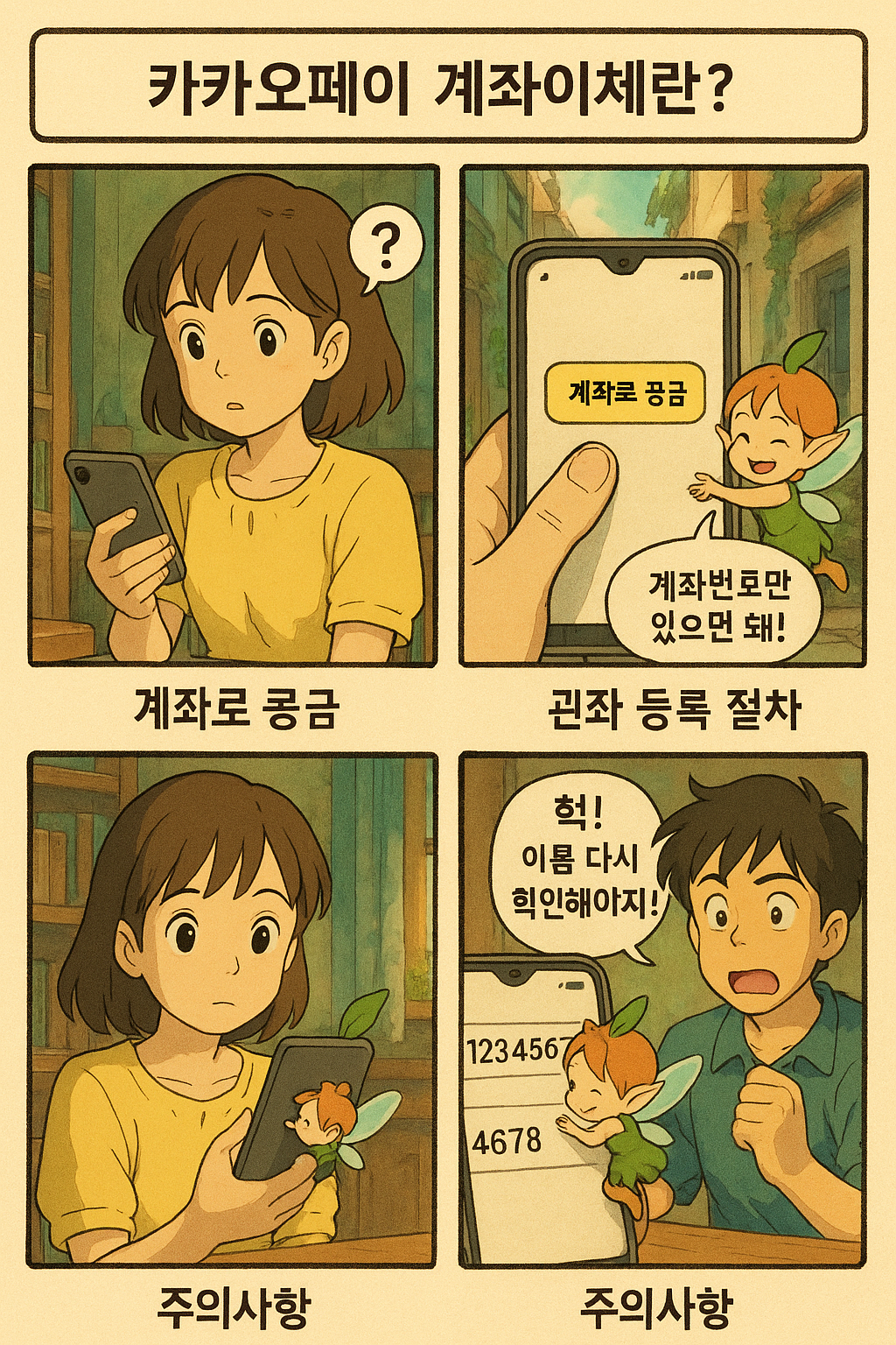 카카오페이- 계좌이체 -방법