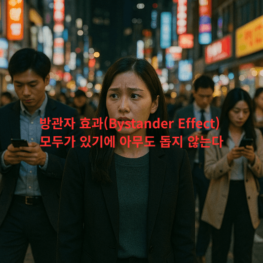 방관자효과, BystanderEffect, 심리편향, 집단심리, 사회심리학, 책임분산, 윤리와행동, 공감심리, 행동심리, 도움주는세상