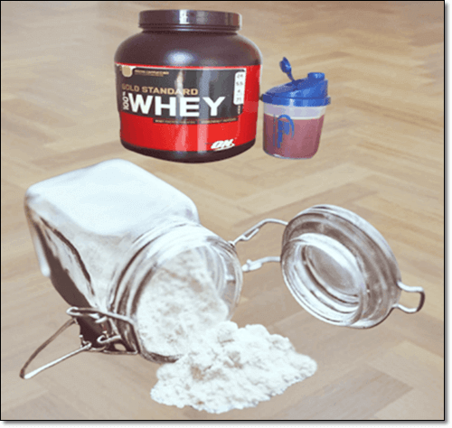 유청 단백질 분말