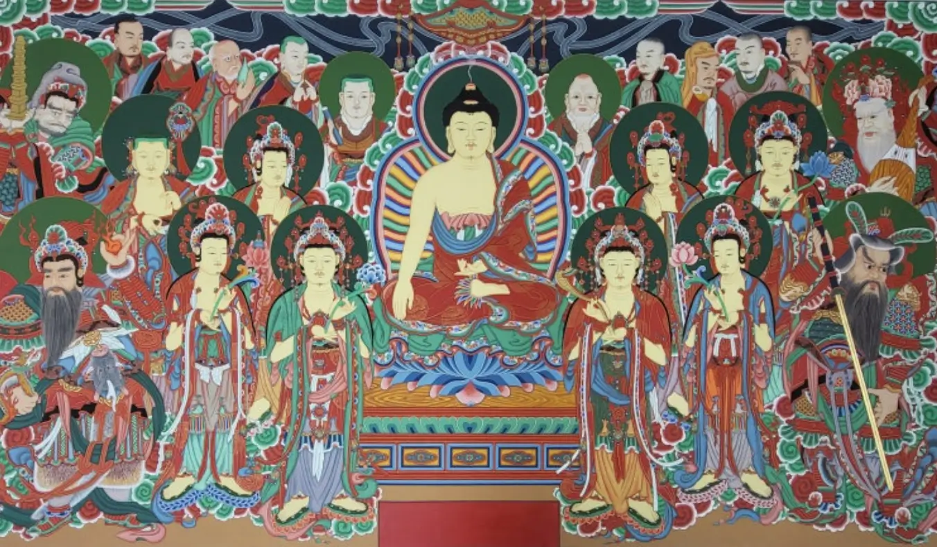 석가모니 후불 탱화