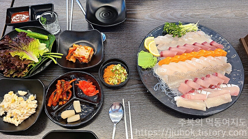 아이돌수산-제철모듬회-한상