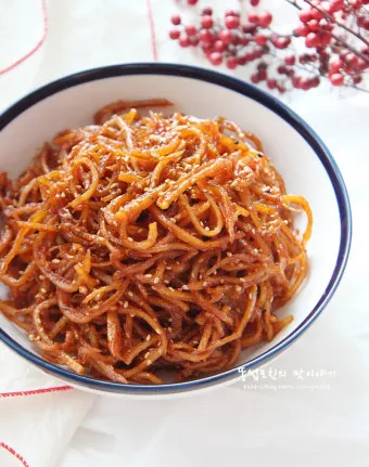 진미 오징어채 고추장 볶음요리 밑반찬 레시피_17