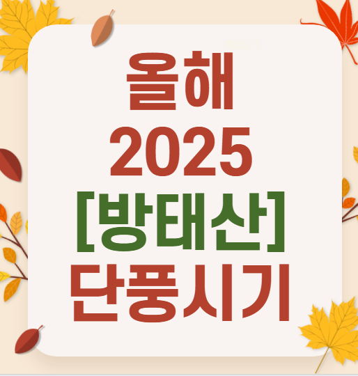 인제 방태산 단풍여행 📍 2025 단풍 절정 시기·등산 코스·주차 꿀팁 총정리
