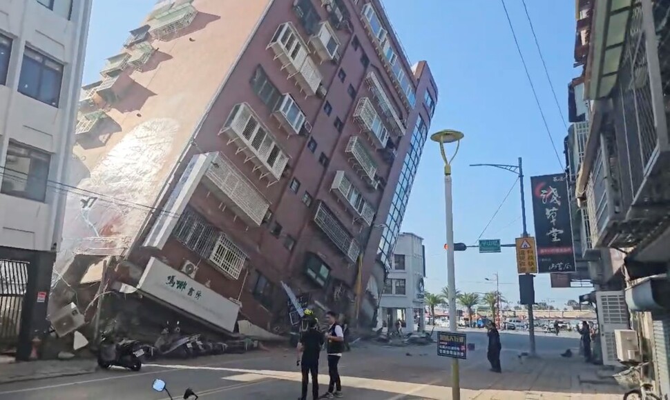 대만 7.2 지진