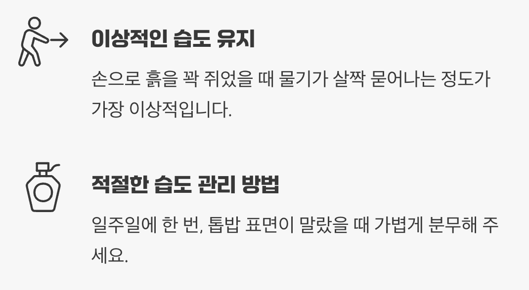 과한 사랑은 금물, 촉촉함의 함정