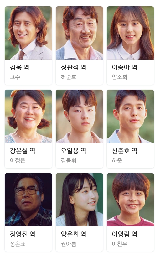 미씽 그들이 있었다2 등장인물소개