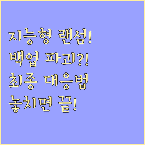 백업 인프라를 노리는 랜섬웨어 지능화..