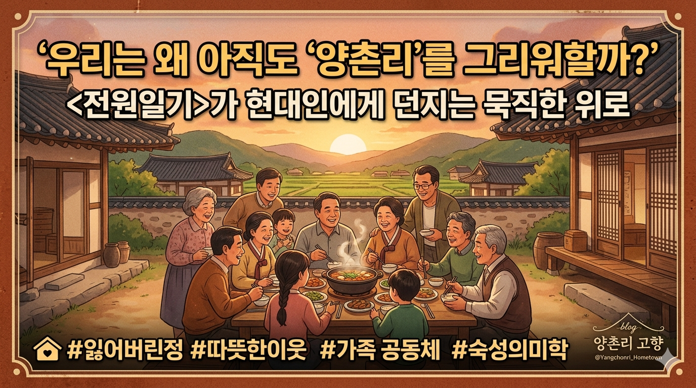 우리는 왜 아직도 전원일기를 그리워하는가 — 잃어버린 이웃과 공동체의 정
