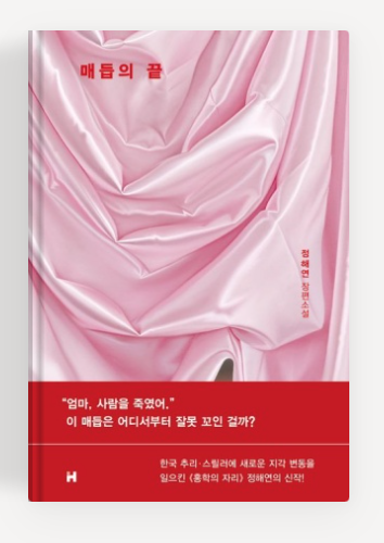 정해연 작가의 '매듭의 끝' 책표지.