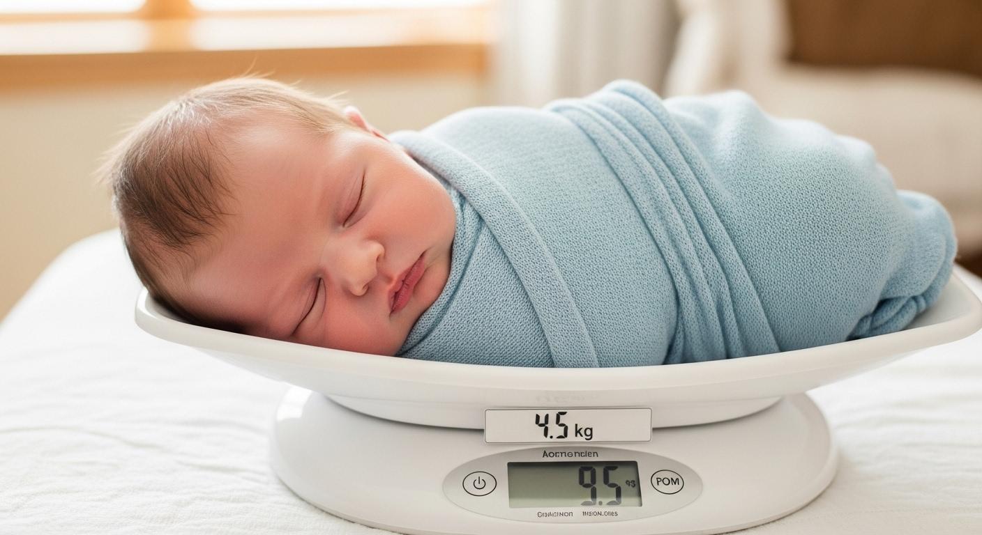 40일 신생아 몸무게