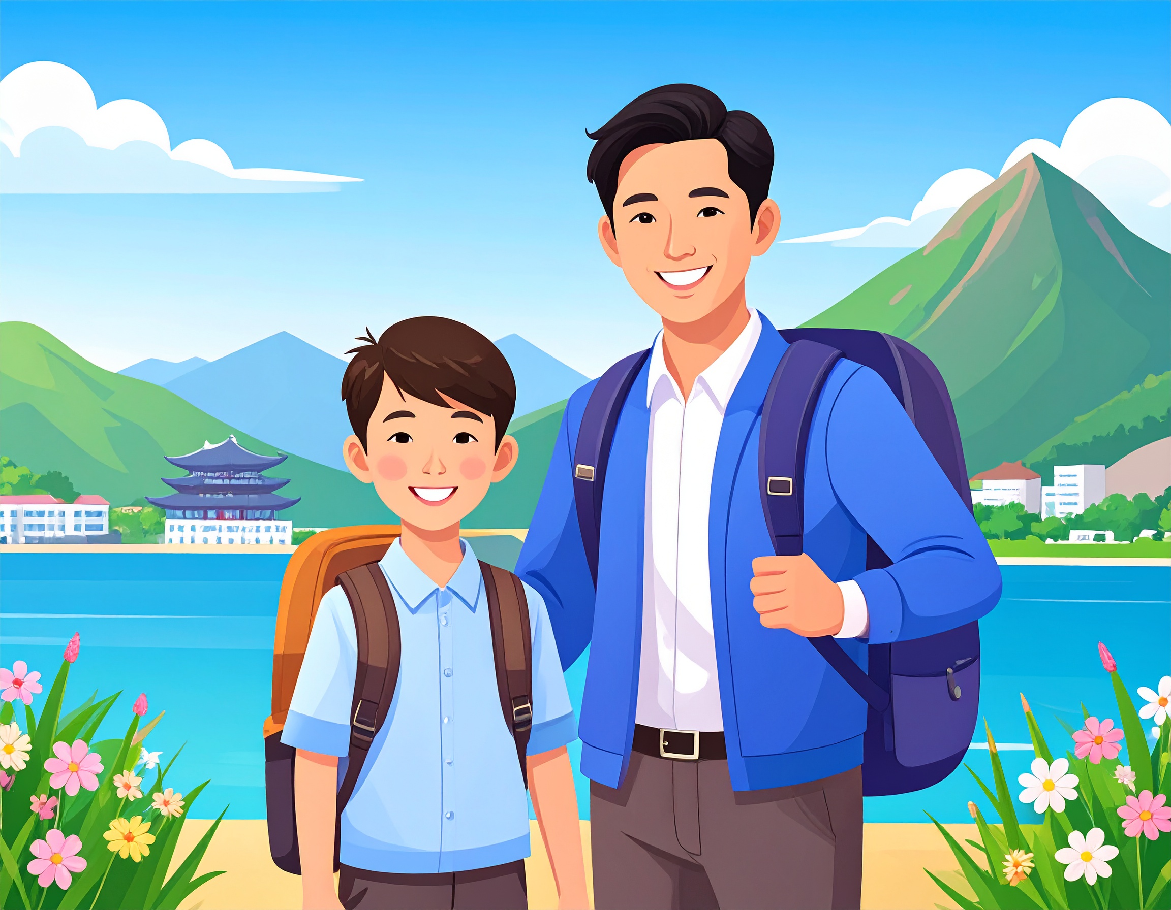 한부모가족 아동양육비, 아빠와 아들, 부자지간