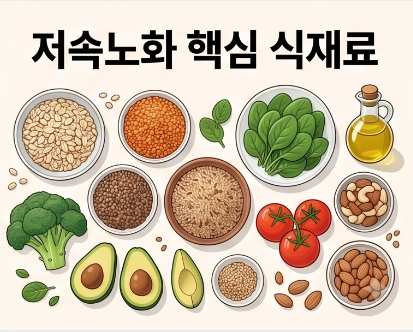 2026 건강 트렌드 저속노화 식단,노화 속도를 늦추는 건강 관리법
