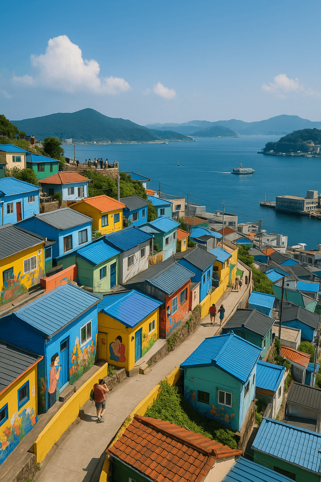 8월 통영 동피랑 벽화마을과 여름 바다에서 만나는 특별한 하루 여행