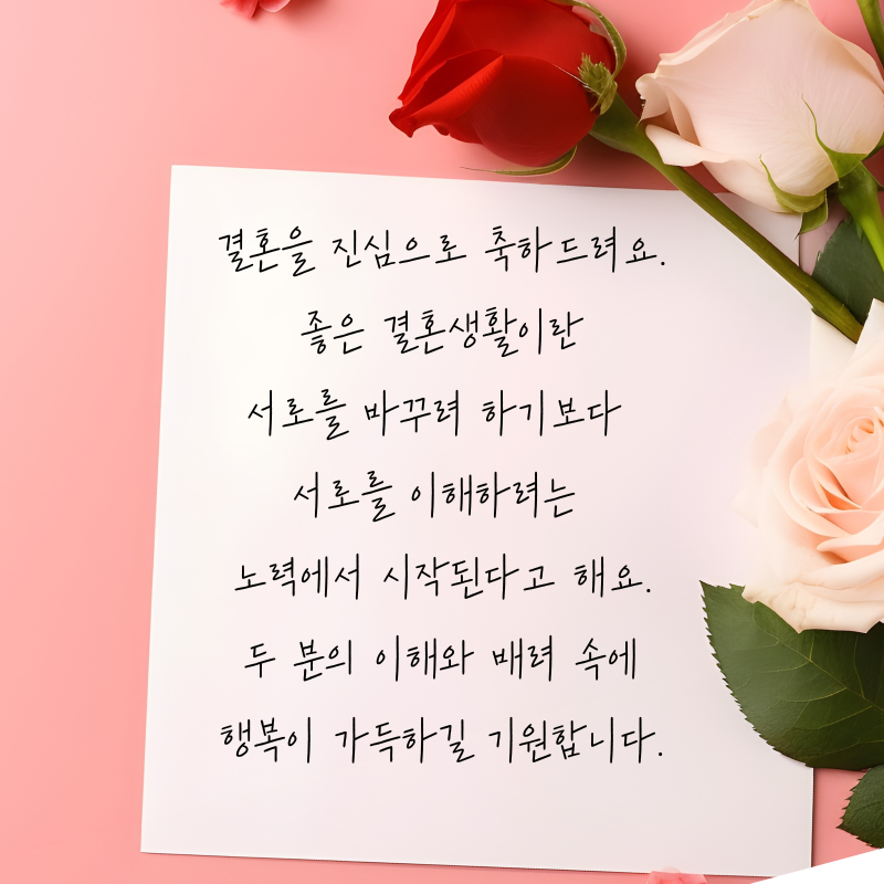 결혼축하 메세지 문구 이미지 글 모음