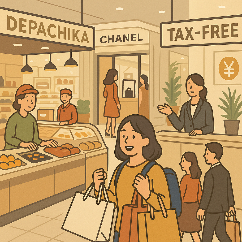 일본백화점 면세 이미지