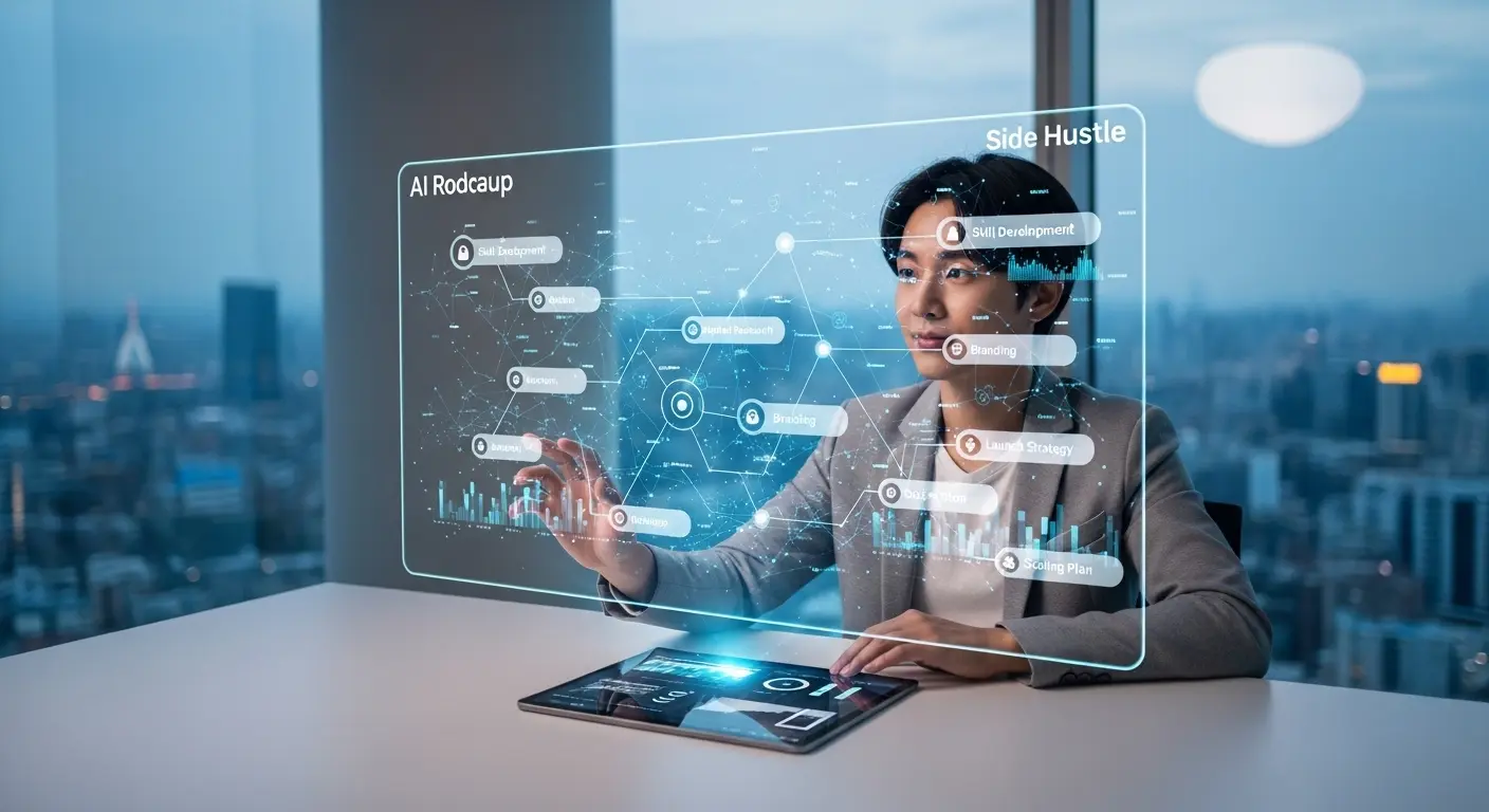 <img src="strategically_designing_a_side_business_roadmap_with_ai.webp" alt="AI로 부업 로드맵을 설계하는 전략적 장면의 이미지 입니다.">