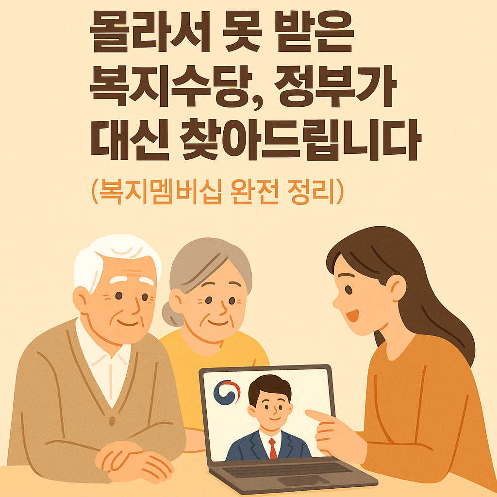 맞춤형급여안내(복지멤버십)