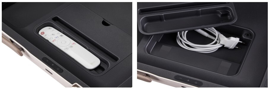 리모컨과 전원케이블