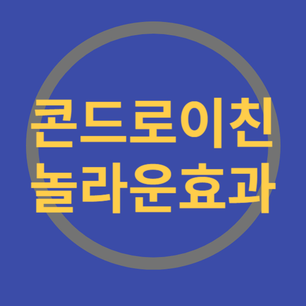 콘드로이친효과