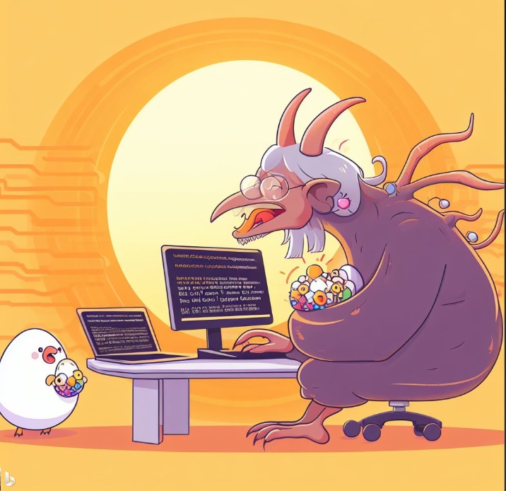 teach your grandmother to suck eggs(made by Bing)