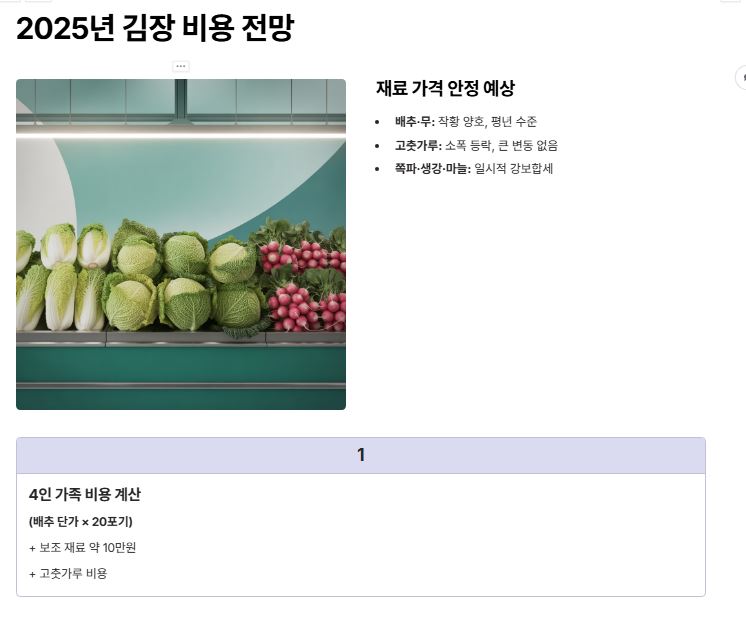 비용 전망