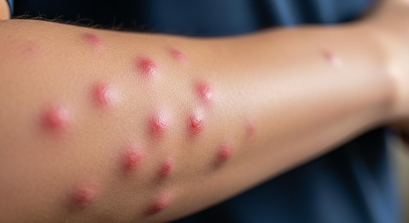 독감 증상 두드러기