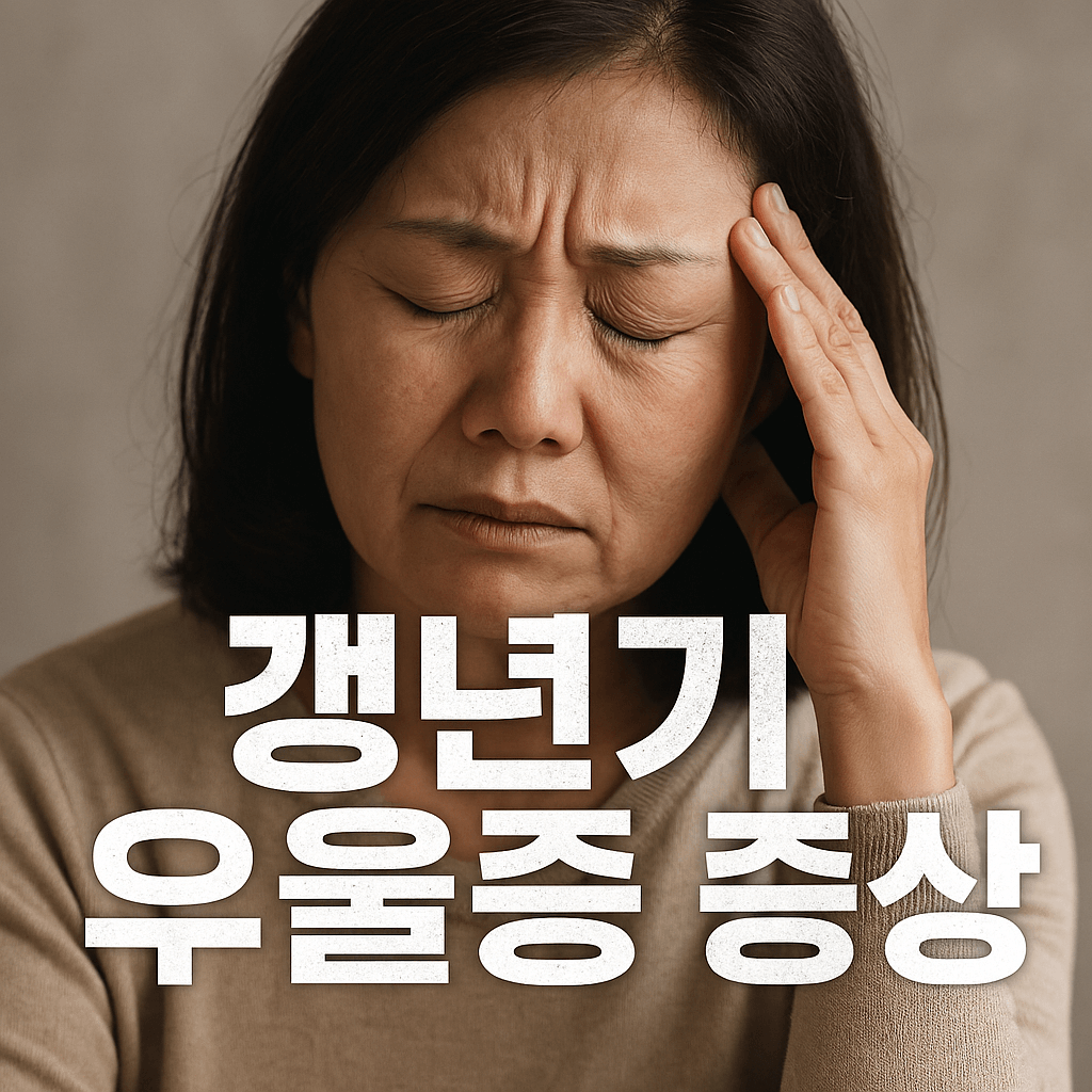 갱년기 우울증 체크리스트