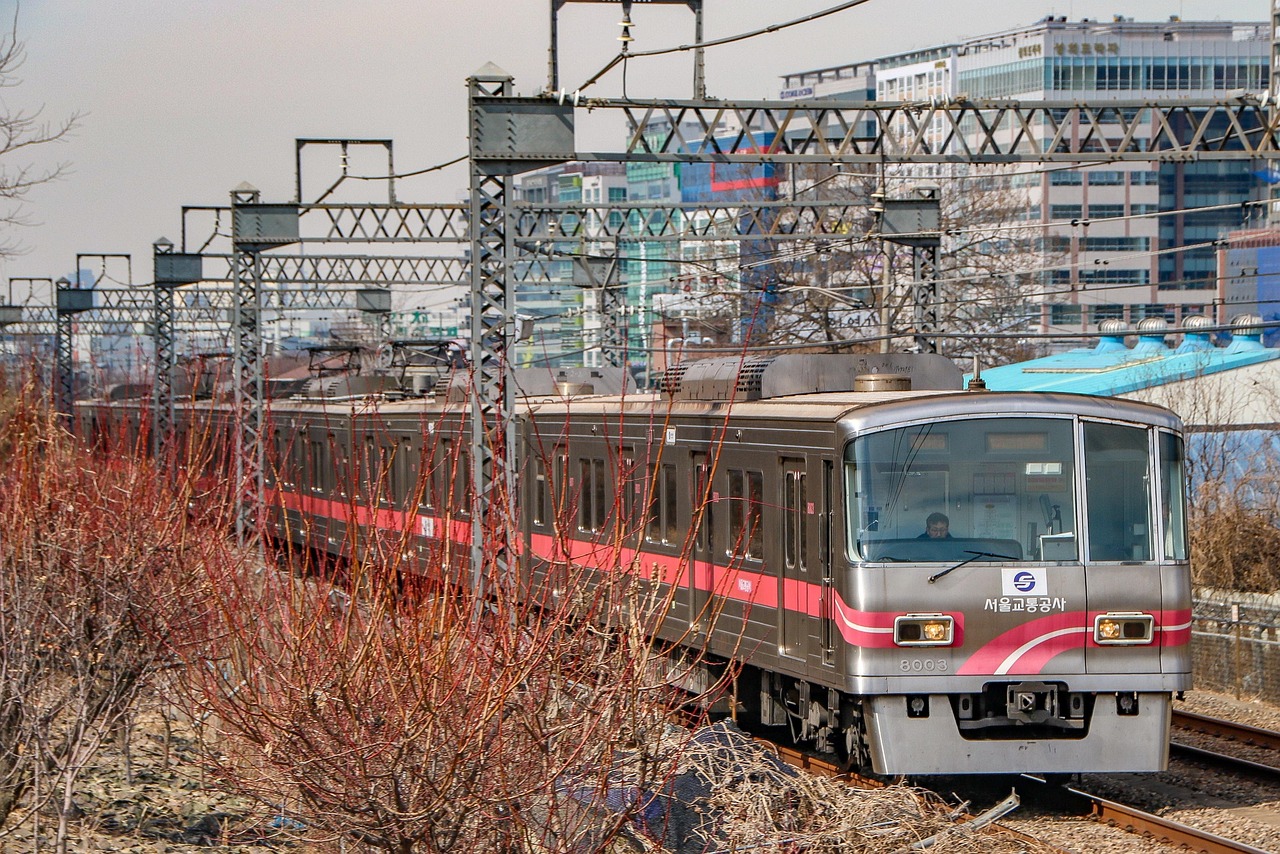서울 지하철 사진