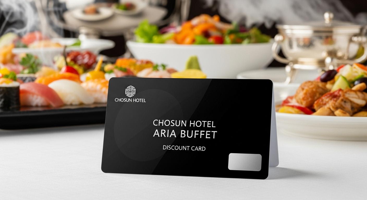 조선호텔 아리아뷔페 할인카드