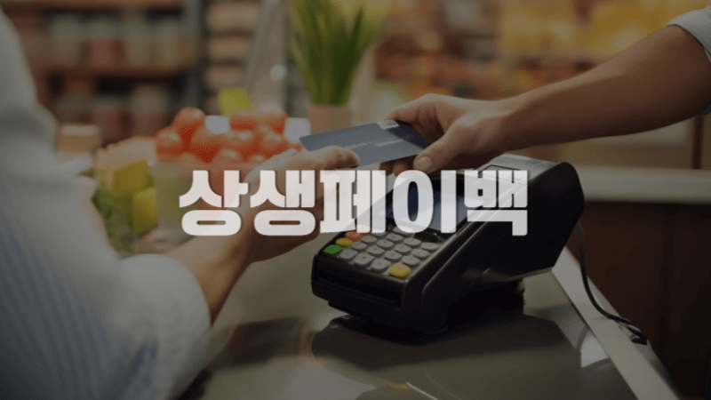 상생페이백 신청 방법 환급 금액